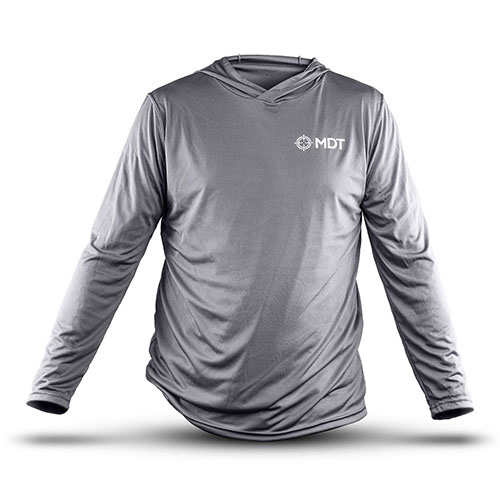 Stay cool and dry with the MDT Sun Shirt Hoodie, crafted from lightweight, odor-resistant Dry-Excel polyester, perfect for sunny days outdoors.